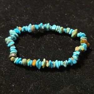 VTG TURQUOISE CHIP BRACELET